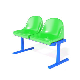 Скамейка для запасных игроков 2 места (Многоместные секции)