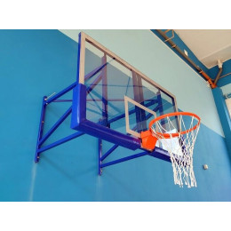 Щит баскетбольный поликарбонат 15мм 1800х1050мм, игровой с основанием