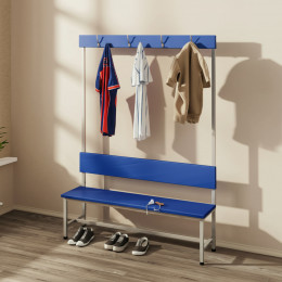 Мягкая скамейка для раздевалки 2м, односторонняя