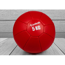 Медицинбол 5 кг, искусственная кожа