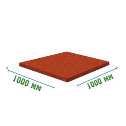 Резиновое покрытие 1000x1000x20мм для бассейнов - Pool