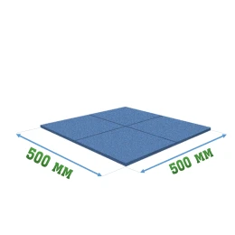 Резиновое покрытие 500x500x20мм, комплект - Pool